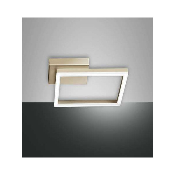 Applique/Plafonnier Bard 27x27 cm Fabas Luce en aluminium et méthacrylate / Vellini