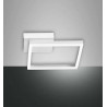 Applique/Plafonnier Bard 27x27 cm Fabas Luce en aluminium et méthacrylate / Vellini