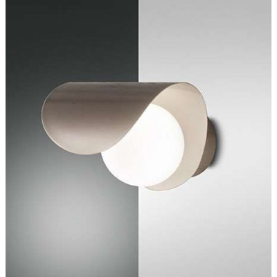 Adria Wall lamp metal frame and blown glass Led 6W