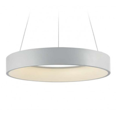 Hoop Medium Suspension lamp in painted aluminium with PMMA shade Led 42W 3000K