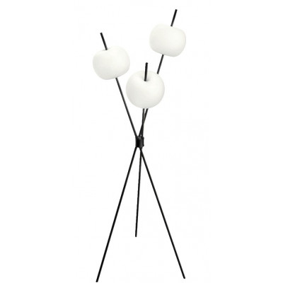 Kushi floor lamp diffuser in layered and blown opal glass Led 4,6W 2700K