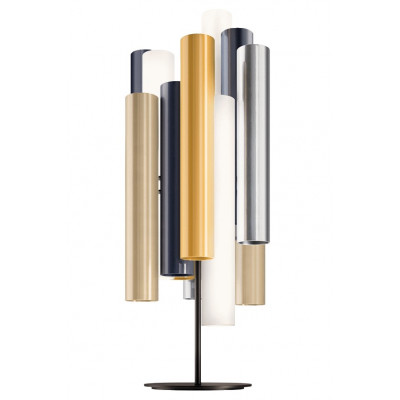 Toot table lamp with colored and satin Plexiglas diffusers Led 5W 2700K