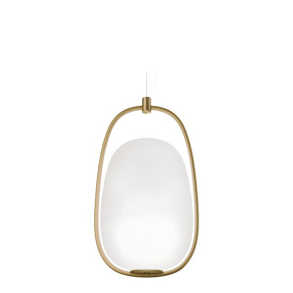Lannà Suspension Lamp KDLN in layered and blown opal glass / Vellini