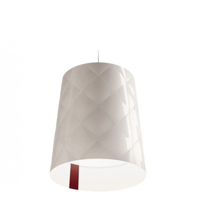 New York 45 suspension lamp with prismatic methacrylate diffuser 30W E27
