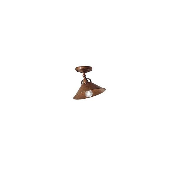 Cascina Small c/snodo Ceiling lamp in brass 46W E14