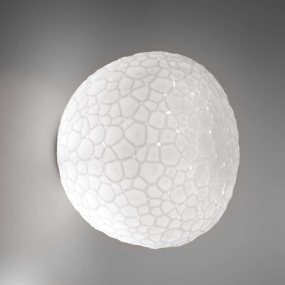Meteorite 35 wall / ceiling lamp diffuser in double layer glass 150W E27