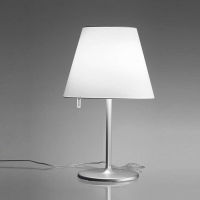 Melampo table lamp diffuser in silk satin 57W E27