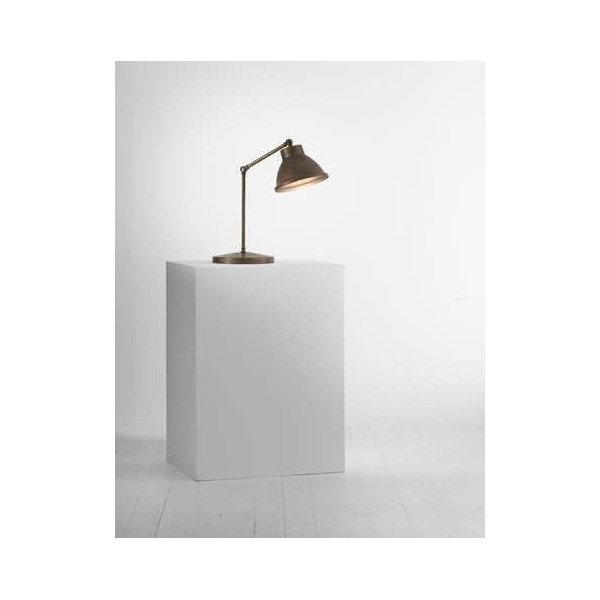 Loft c/snodo 1 light Table lamp in iron with brass frame