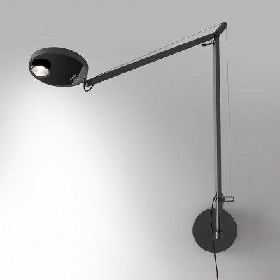 Demetra Professional wall lamp with painted plastic base and aluminum head and arms Led 12W 3000K