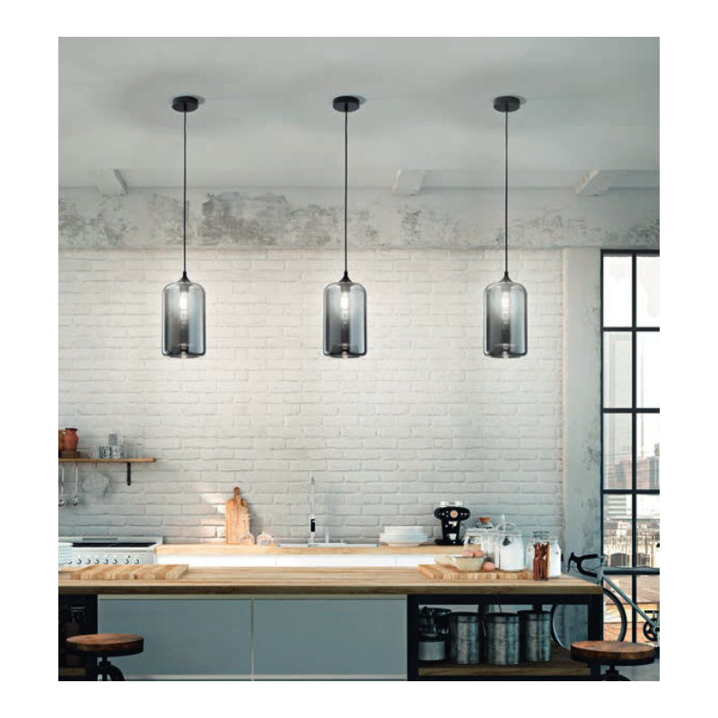 Lampada a sospensione Fabas Luce Silo