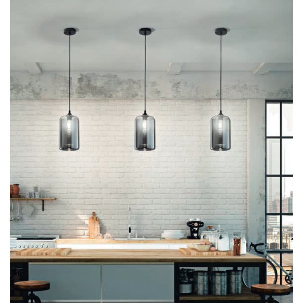 Lampada a sospensione Fabas Luce Silo