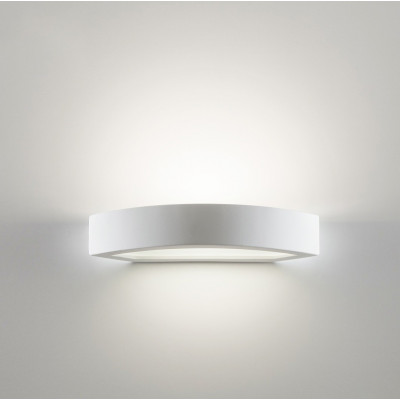 2293 plaster wall lamp with glass diffuser Led 12W