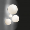 Dioscuri 14 wall / ceiling lamp IP65 in blown glass 48W G9