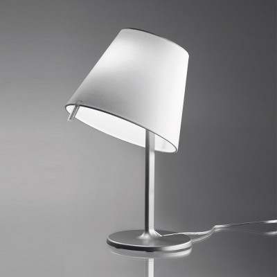 Melampo Notte table lamp diffuser in silk satin 46W E14
