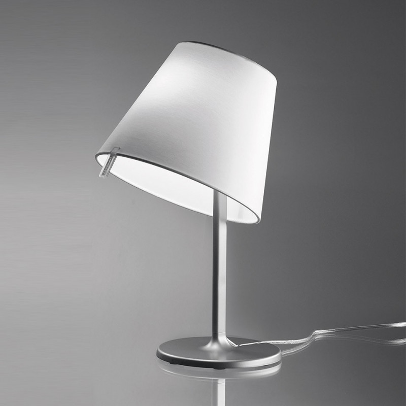 Melampo Notte table lamp diffuser in silk satin