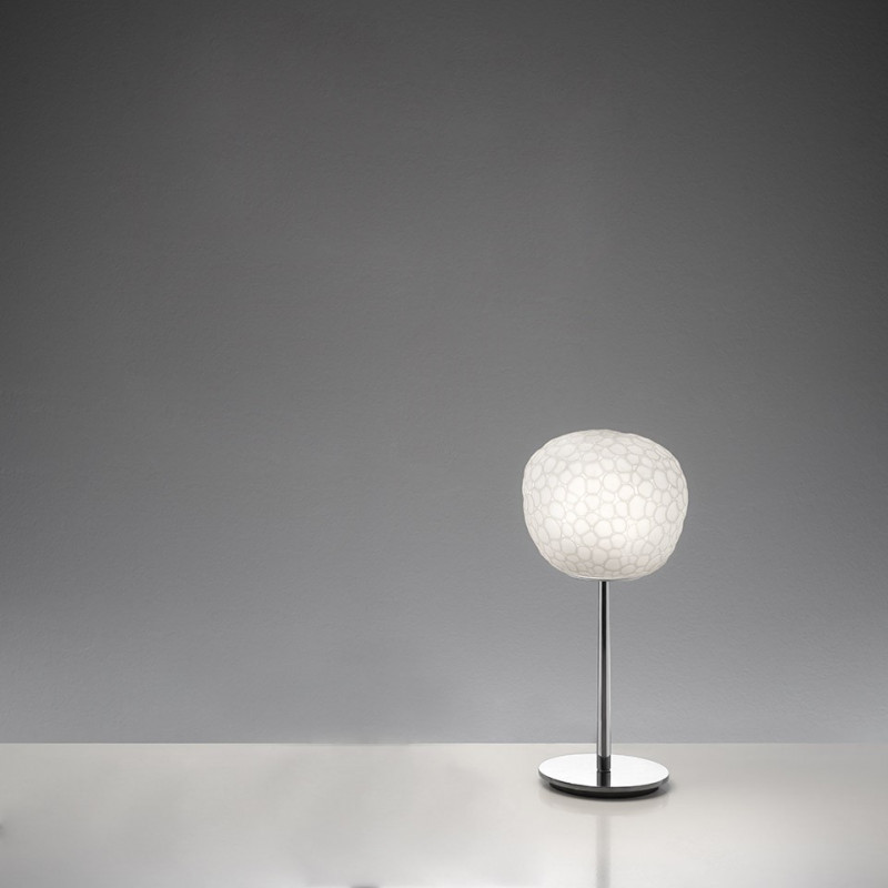 Meteorite 15 Stelo table lamp diffuser in blown glass 48W G9