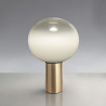 Laguna 26 table lamp with blown glass diffuser