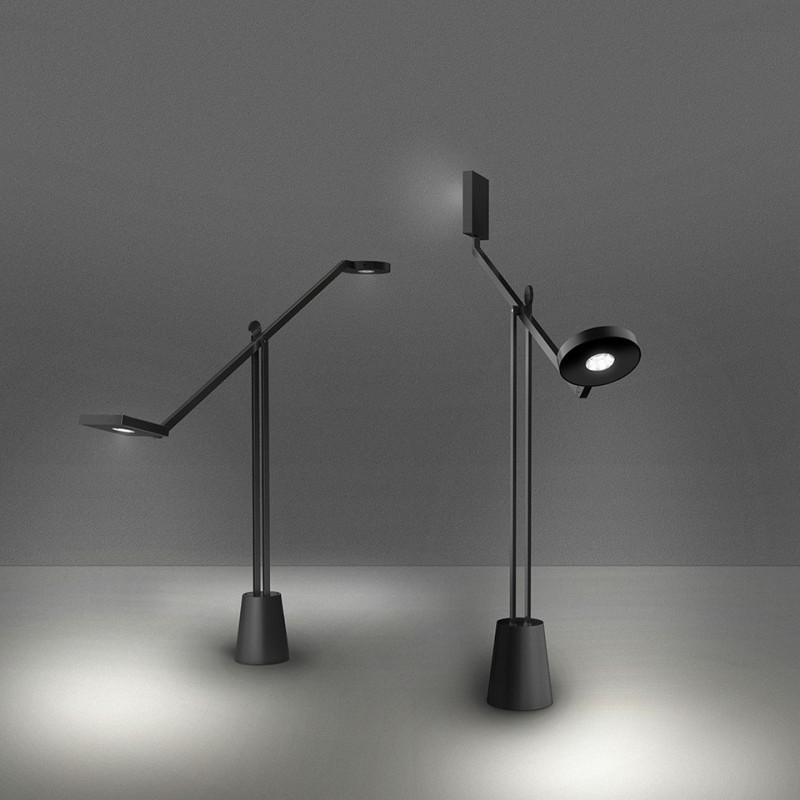 Equilibrist table lamp black color Led 12W 3000K