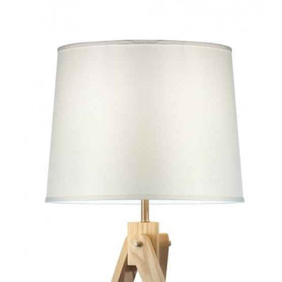 Zaria Floor lamp wooden frame and fabric
