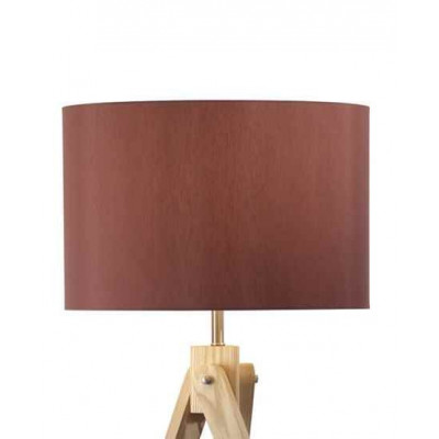 Zaria Floor lamp wooden frame and fabric