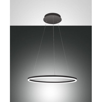 Giotto Suspension lamp metal frame and methacrylate diffuser Led 36W