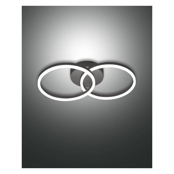 Plafonnier Fabas Luce Giotto double Led 36W