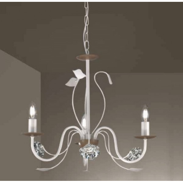 Lampada a sospensione Due P Petra/3 33W E14