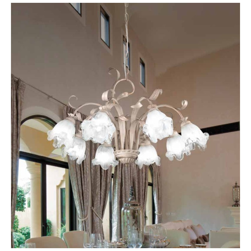 Lampada a sospensione Due P Emily/8 33W E14