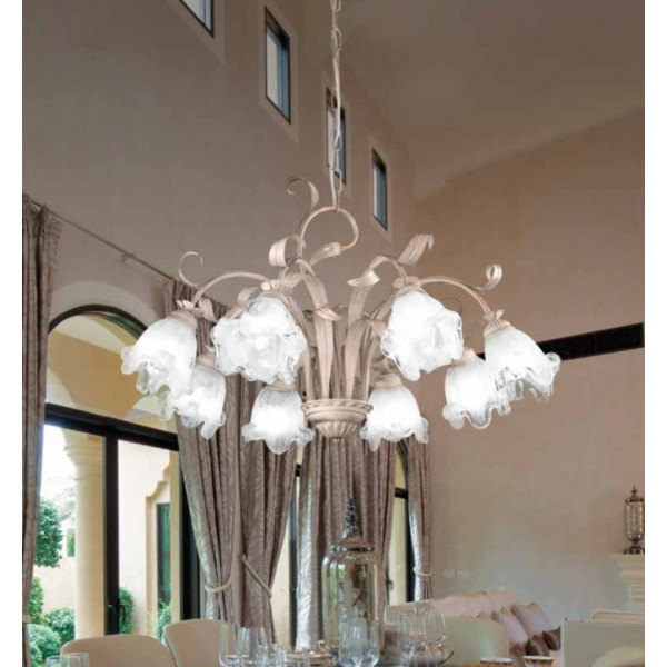 Lampada a sospensione Due P Emily/8 33W E14