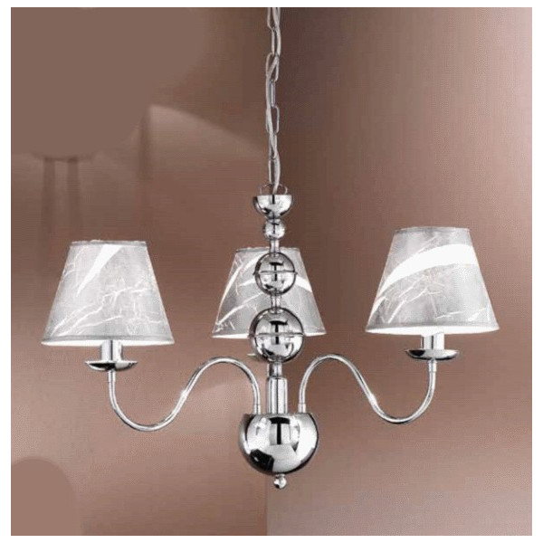 Lampe à suspension Due P 2596/3 33W E14