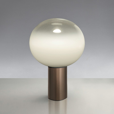 Laguna 37 table lamp with blown glass diffuser