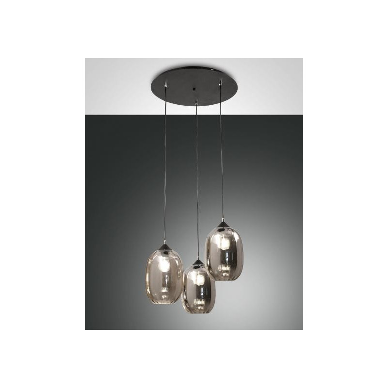 Suspension lamp Fabas Luce Infinity 3 lights