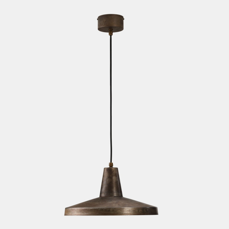 Officina Large 1 light Suspension lamp in iron 77W E27