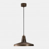 Officina Large 1 light Suspension lamp in iron 77W E27