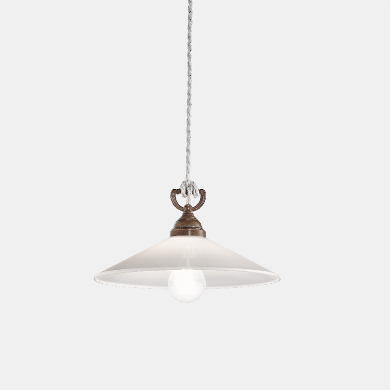 Tabià Large 1 light Suspension lamp in glass with