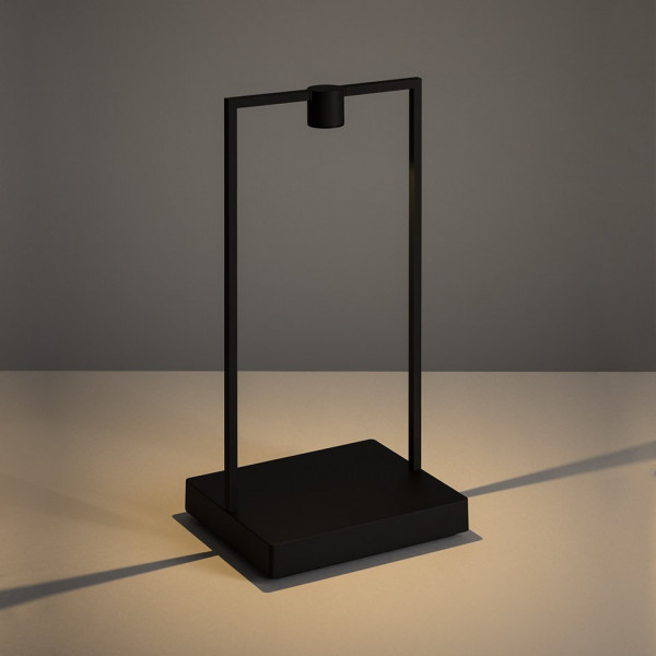 Lampe de table rechargeable Artemide Curiosity 36 marron / noir Led