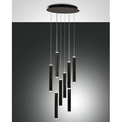 Lampe à suspension Fabas Luce Prado 8 lumières / Vellini