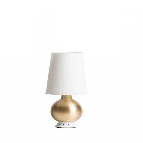Fontana Small table lamp in blown satin glass with single switch