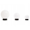 Palla 30 / lp on / off lampe de table diffuseur en verre soufflé opalin triplex