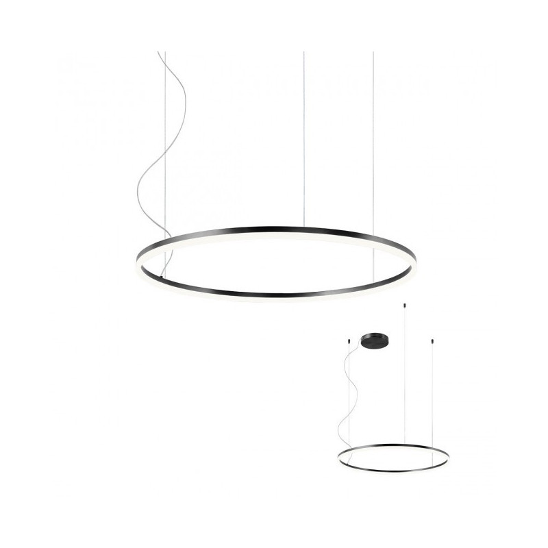 Redo Group Orbit single circle suspension lamp Ø 80