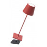 Rechargeable table lamp Zafferano Poldina Pro Led IP65