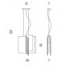 Suspension Lamp Sillux Artide SP 8/336 / Vellini