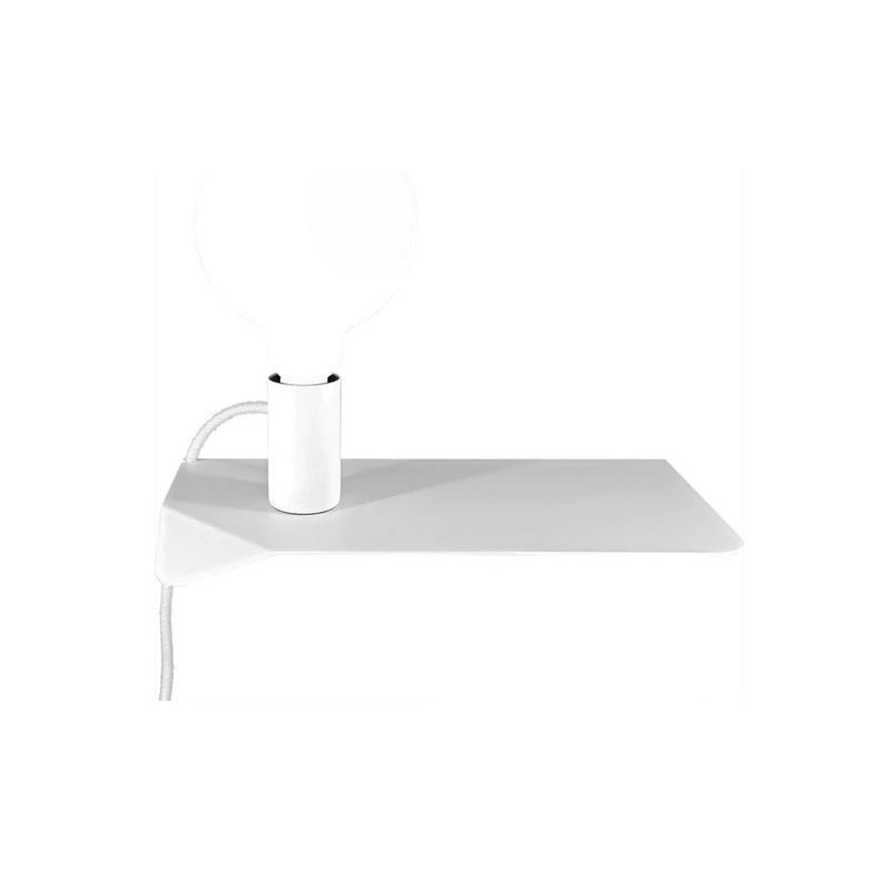 Filotto Combo shelf and lamp holder in metal / Vellini