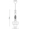 Lariat C2531 Suspension lamp 53W E27