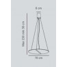 Sikrea Koi / S70 Suspension Lamp