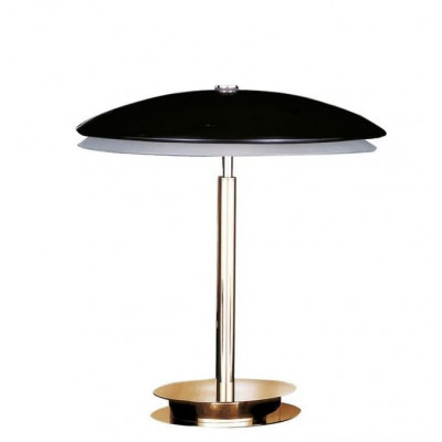 Bis - Lampe de table Tris avec diffuseur inférieur en verre sablé blanc