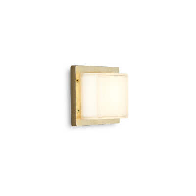 Ice Cubic 3403 per esterno lampada da parete IP65 corpo in ottone pressofuso13W GX53