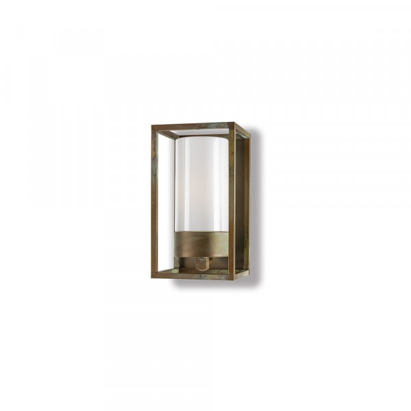 Wall lamp for outdoor Moretti Luce Cubic 3365 opal glass / Vellini