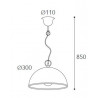 Lampe à suspension Moretti Luce Circle 3203 / Vellini