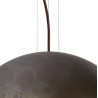 Galileo D. 60 3 Cavi lampada a sospensione cupola in ferro 77W E27